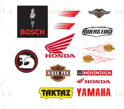 طرح لیزر لوگو موتوری