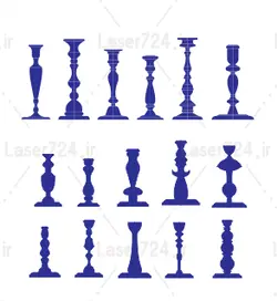 طرح لیزر وکتور ستون