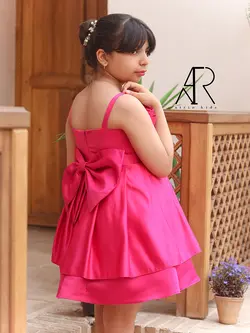 پیراهن مجلسی دخترانه مدل شانلی