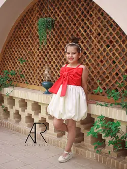 پیراهن مجلسی دخترانه مدل پرنسا