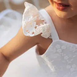 پیراهن دخترانه گل یخ