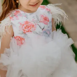 پیراهن دخترانه سوسن سفید