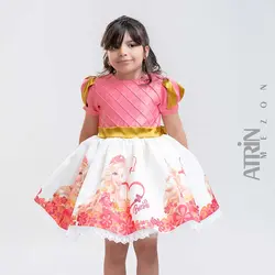 پیراهن چاپی باربی