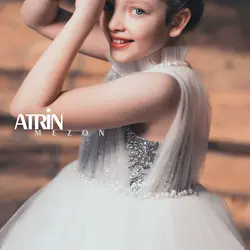 پیراهن دخترانه ملکه برفی