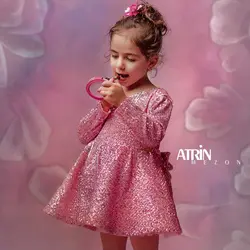 پیراهن دخترانه پولک رانا