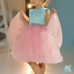 پیراهن دخترانه مدل سیمین گون