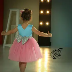 پیراهن دخترانه مدل سیمین گون