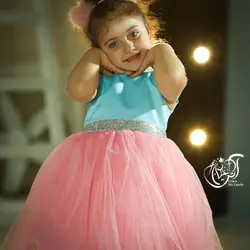 پیراهن دخترانه مدل سیمین گون