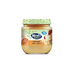 پوره سیب پرتقال موز و هلو هیروبیبی +5ماه - سیسمونی نی نی سیتی