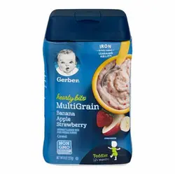 سرلاک مولتی غلات همراه باموز، سیب و توت فرنگی گربر +12 ماه - سیسمونی نی نی سیتی