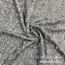 گیپور ابریشم پولک استردار - رنگ طوسی