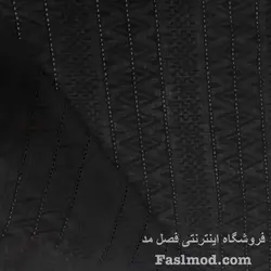 پارچه وال خامه دوزی - رنگ مشکی