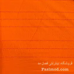 پارچه وال خامه دوزی - رنگ نارنجی