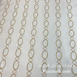 پارچه مخمل سوییت سوزن دوزی - رنگ سفید