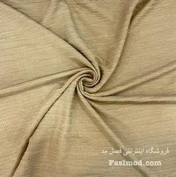 پارچه مانتویی دلتا کراش - رنگ کرمی روشن