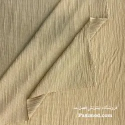 پارچه مانتویی دلتا کراش - رنگ کرمی روشن