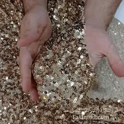 پارچه پولک اسمارتیزی - رنگ طلایی