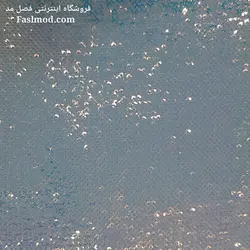 پارچه پولک هولوگرامی پشت ساتن _ رنگ سفید هفت رنگ