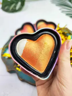 رژگونه و هایلایتر طرح قلبی 3رنگ کد 2613 - سرای خاتون