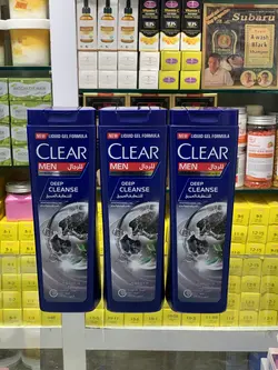 شامپو کلیر اماراتی Deep Cleanse اصل مردانه CLEAR نعناع و زغال فعال پاکسازی سر