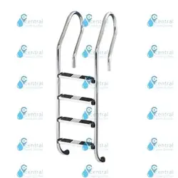 نردبان 4 پله استیل ایرانی کلاب