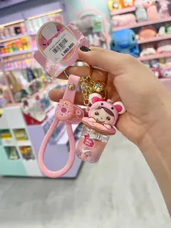 جاکلیدی اکواریومی دختر صورتی و دونات