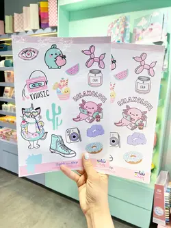 استیکر اکسسوری گوگولی حیوانات پینک شاپ بزرگ