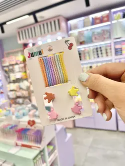 پک کش و کلیپس رنگی تاج