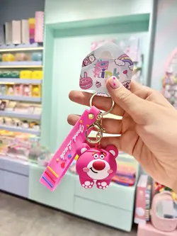 جاکلیدی آکواریومی خرس صورتی قلمبه