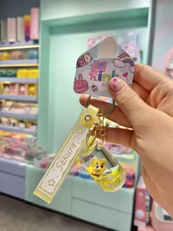 جاکلیدی آکواریومی رنگی رنگی کیوت