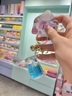 جاکلیدی آکواریومی رنگی رنگی کیوت