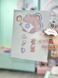 پوشه A5 تدی فضایی کیوت