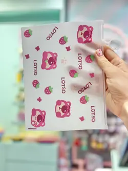 پوشه A5 خرس استرابری کیوت