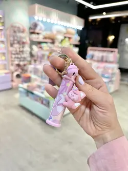 جاکلیدی عروسکی صورتی منشور