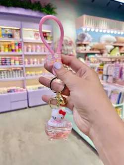 جاکلیدی آکواریومی عروسکی وان صورتی