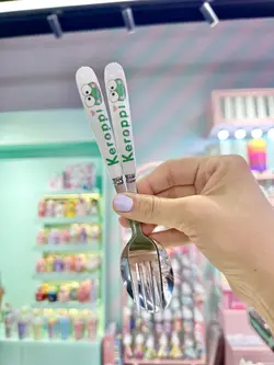 قاشق چنگال کیوت طرحدار عروسکی دو