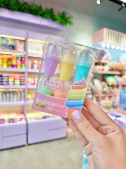 هایلایتر بستنی قیفی کیوت