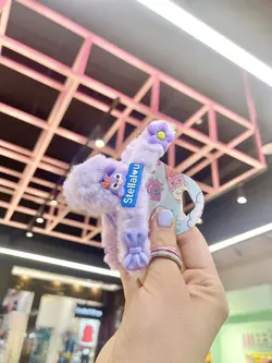 کلیپس بزرگ پشمی عروسکی پاستلی