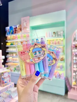 هایلایتر شش عددی مداد رنگی کیوت