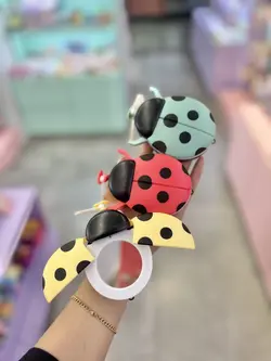 پنکه رینگ لایت دار کفشدوزک کیوت