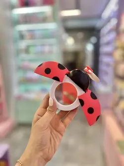 پنکه رینگ لایت دار کفشدوزک کیوت