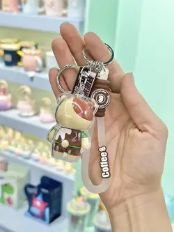 جاکلیدی شیشه ای COFFEE انیمالز فضایی