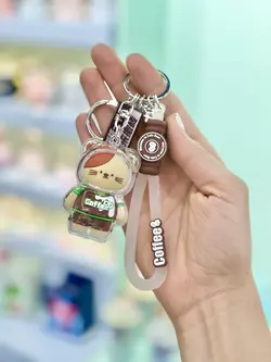 جاکلیدی شیشه ای COFFEE انیمالز فضایی