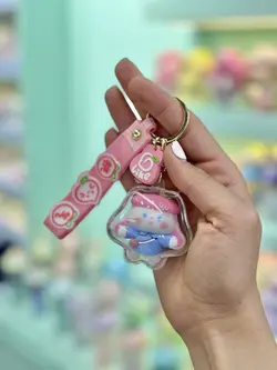 جاکلیدی شیشه ای خرگوش میوه ای