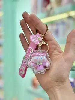 جاکلیدی شیشه ای خرگوش میوه ای