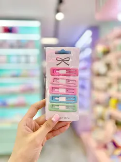 گیره تق تقی 5تایی پاستیلی