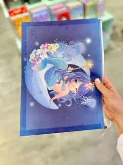 پوشه A4 شفاف پری و هشت پا