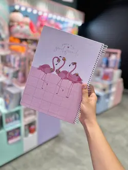 دفتر استیکر دار بزرگ فلامینگو