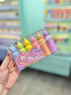 هایلایتر بطری 6عددی پاستیلی