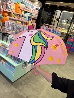 چتر برجسته یونیکورن صورتی